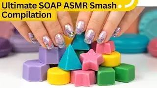 Satisfying Long Soap ASMR | Smash, Crumble, and Break shapes |SAMtastic ASMR #ASMR #youtube #viral