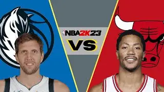 NBA 2K23: DERRICK ROSE vs DIRK NOWITZKI! - Dallas Mavericks 2011 vs Chicago Bulls 2011