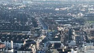 Central Drive Blackpool - Drone View