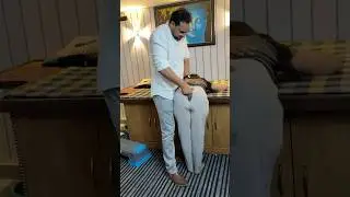 Coccyx type 2 adjustment #chiropractor #physiotherapist
