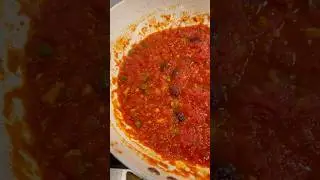 Homemade Puttanesca Sauce. Olives, Capers and&hellip; A Great Hearty Pasta Dish for Winter #foodie #pasta