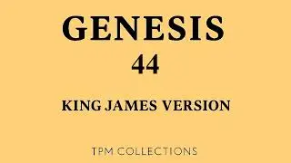 Genesis Chapter 44 &ndash; Joseph Tests His Brothers (KJV Audio Bible)