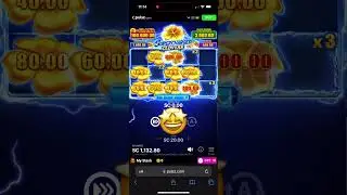 Supercharged Clovers! Big bet and nice payout! #pulsz #pulszcasino #3oaks #slot