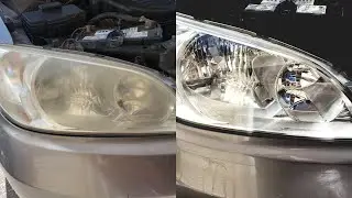 Restauracion de luces Honda  2004