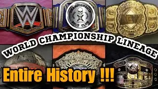 Here Is The History Of Pro Wrestling World Title Lineage