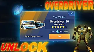 Overdriver 10 Weapon Unlocked &ndash; Testing with Surge Mech (Worst or Best Combo?)🫣 - Mech Arena 
