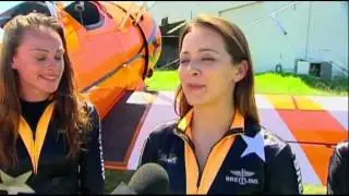 Raw: Women Walk Wings Over Australia