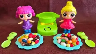 AMAZING FRIENDS is cooking Jelly Beans candy. SWEET TREATS SUGAR HONEY CANDY. Chocolate,  Fruits, 🍬