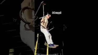 Выход силой медленный на кольцах от Бати в 64 года Slowly Muscle up at 64 years old #athlete #sports