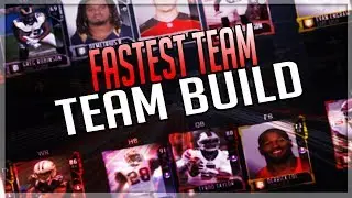 FASTEST TEAM BUILD IN MUT 18!!! FASTEST PLAYERS IN MUT 18!! | MADDEN 18 ULTIMATE TEAM