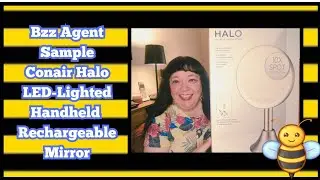 BzzAgent Sample Worth $110 😱 | Conair's Halo LED-Lighted Handheld Rechargeable Mirror | 👍 Or 👎