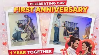 Our First Anniversary #love #anniversary #couple #lovelife #vlog #celebration #important #first  