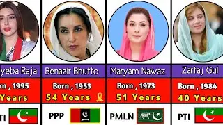 Real Ages Of Famous Pakistani Politicians Women's||Pakistani Politician Data||