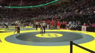 130 Girls SF, Cadence Wallace, Port Clinton vs Melania Szawranskyj, Westerville North