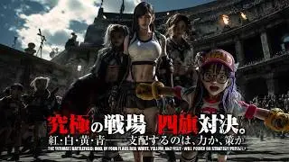 究極の戦場＿四旗対決!! ① THE ULTIMATE BATTLEFIELD : DUEL OF FOUR FLAGS.