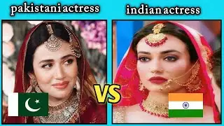 Different bridal look | Pakistani actress bridal look vs Indian actress bridal look