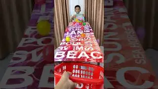 The Best small ball rolling challenge family #shorts