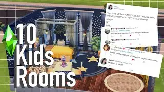 HOW TO DECORATE KIDS ROOMS | room study in The Sims 4 | NO CC