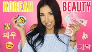 Trying Out KOREAN BEAUTY Products | Mar