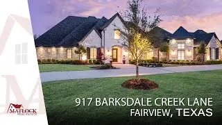 917 Barksdale Creek Lane, Fairview, Texas - Exquisite Custom Estate in Fairview, Texas - Shot in 4K!