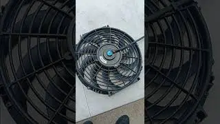20W 18V Solar vs. 80W 12V fan motor