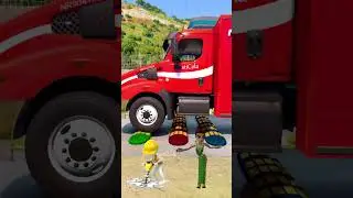 Truck vs Speed bumps | BeamNG Drive  #shortvideo #beamngdrive #simulation #india #truck #speedbump