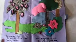 Quiet Book - Activity Book for children - All One Piece!