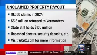 Vt. treasurer&rsquo;s office processes record number of unclaimed property claims