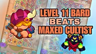 Rush Royale: Level 11 Bard Destroys Max Cultist – Unbelievable Win! ⚔️ ||#rushroyaledecks #bard 