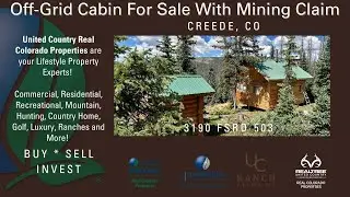 OFF-MARKET: Mountain Property for sale on over 8 acres- Off Grid Property in Creede, CO