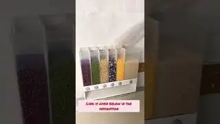 Wall Mounted Divided Rice and Cereal Dispenser .