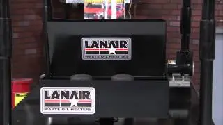 Lanair Waste Oil Heater on TruckU: 