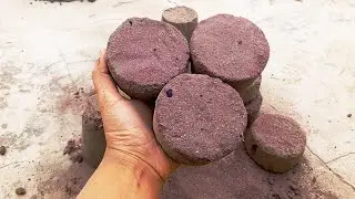 ASMR || new Crumbling velog 🔥|| purple sand texture floor crumbling &hearts;️