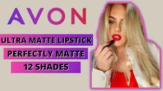 Ультраматовая помада AVON &mdash; идеально матовая | 12 оттенков, быстрые образцы