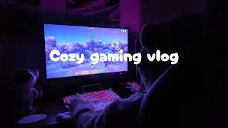 cozy gaming vlog| unboxing pc accessories, gaming setup, playing Tiny Glade
