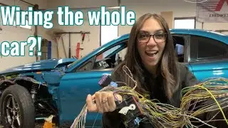 Wiring begins on our SN95 Restomod and I turn some Mach 1's -  Coyote Swap Things Episode 11