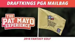 2018 Fantasy Golf Picks - DraftKings Valero Texas Open LIVE Q and A & Viewer Chat