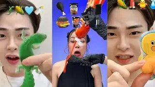 Best Korean ASMR Eating Compilation (Seungbini Style) | Emoji Food Challenge