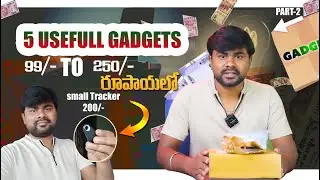 I BOUGHT  5 Crazy Tech Gadgets You Must Buy! ⚡ Under Rs.500 - Part 2