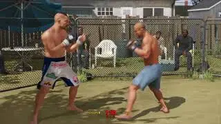 Wanderlei Silva vs 'The Cyclops' | UFC 4 | Backyard Brawls
