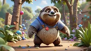 The Sloth Who Beat Me in a Race 🦥🏁 | Funny Nursery Rhymes Songs for Kids & Toddlers