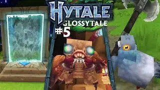 TELEPORTERS, ME CONVIERTO en PALOMA y EXPLORAMOS UN NIDO | HYTALE - GLOSSYTALE EP 5