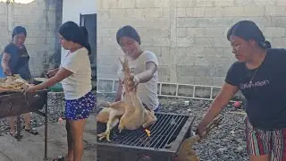 Dayana Llega Ayudar A Toñita A Componer Las Gallinas Para Los Tamales😱