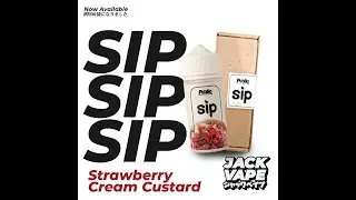 Jack Vape Jackvape vaping liquid SIP Strawberry Cream Custard