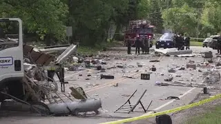 Police investigating truck explosion that damaged 4 homes, injured 1 in Addison