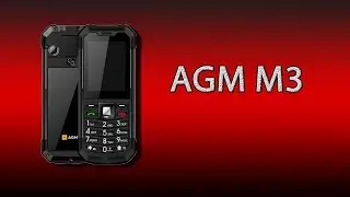 AGM M3 - бюджетный кнопочный защищённик с большим фонариком, радио..
