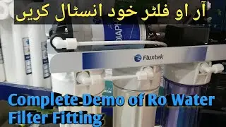 How to fix Domestic Ro Filter  at home/Ro water filter fitting demo