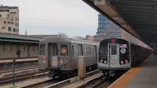 NYC Subway: R68, R68A, R160 B, D, F & G Train Action @4th Av-9th St