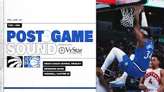 POSTGAME SOUND: TORONTO RAPTORS VS.ORLANDO MAGIC | COACH MOSE, WENDELL CARTER JR. & DESMOND BANE