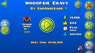[Mobile] Whoopsie Gravy by FarAwayLand 100% | Geometry Dash Platformer